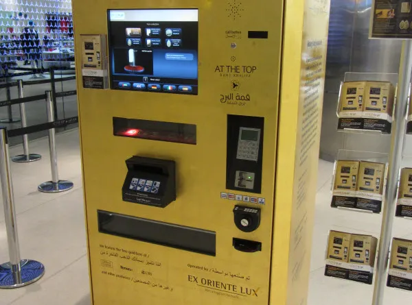 Gold Can Be Bought From Vending Machines