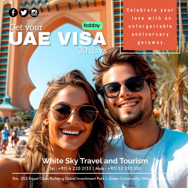 dubai visa price for 1 month